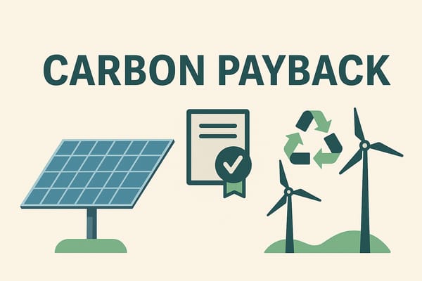 Zemyla Carbon Payback How to calculate